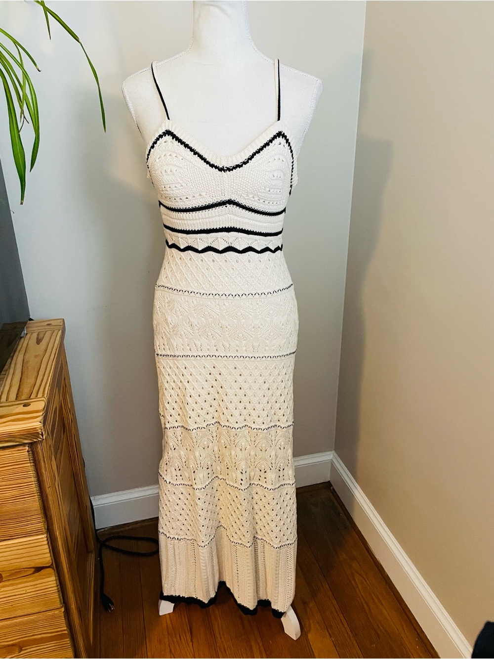 Olive & Oak Crochet Maxi Dress - Picture 4 of 8